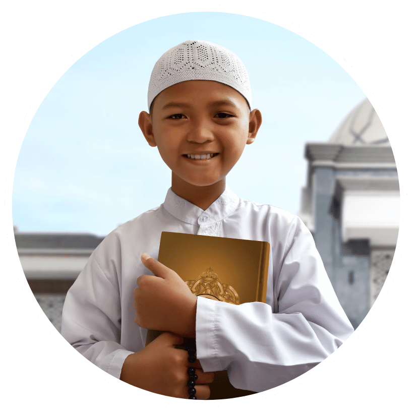 Cokelat simple kartu undangan syukuran khitan.png